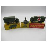 Dinky Military Lot 626 621 823 Ambulance Wagon