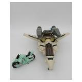 Robotech Super VF-1S + Cyclone Motorcycle