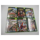 Xbox Game Lot Godzilla Star Wars Marvel Sims