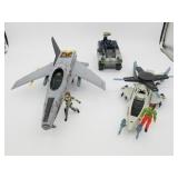 GI Joe Conquest X-30/Skystorm/Elimator+Figures