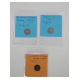 (3) US Nickels 1910-1927 Rare Date