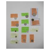 13 Foreign Coins, Some Silver Italy, Austria, USSR