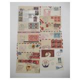 (14) First Flight or Commemorative Stamp Covers