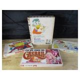 Vintage Disney Drawing Set/Board Games Lot
