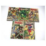 Amazing Spider-Man/Avengers/X-Men Silver Age Lot