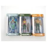 DC Direct Animated JL Hawkgirl/MMH/Aquaman