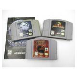 Nintendo 64 Mortal Kombat Video Game Lot of 3