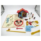 Vintage Disney Weebles Mickey Mouse Clubhouse/More
