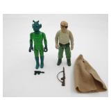 Star Wars Vintage  Greedo + Prunce Face Figures