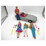 Barbie 1980s Dolls/Corvette/More