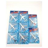 Ertl Jet Tran Die-Cast Airplane Lot of (8) 1988-90