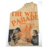 The Wet Parade Original Window Card 1932