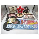 Betty Boop Checkers Pillows Clocks Signs Lot