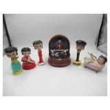 Betty Boop Music Box and Bobblehead Lot Danbury