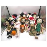 Betty Boop Vintage Plush Doll Large Lot of 30+