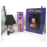 Illuminating Betty Boop Lava Lamp Light Box Lot