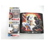 GI Joe Mego and Funko Pop lot