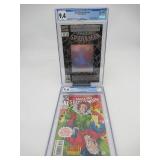 Amazing Spider-Man #365 + #387 CGC Graded