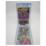 X-Force #2 + #7 CGC Graded Lot of (2)/2nd Deadpool