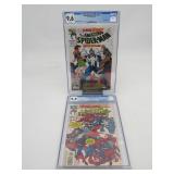 Amazing Spider-Man #374+379 CGC graded Comics