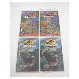 Jurassic Park 1993 Topps TPB (x4) w/#0 Sealed!
