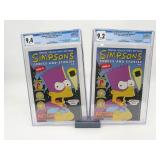 Simpsons Comics and Stories #1 CGC Graded Lot of (