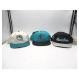 Florida Marlins Vintage 90s NWT Hat Lot Starter Sp