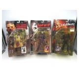 McFarlane Movie Maniacs Lot Jason Freddy Figures