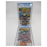 Spider-Man Unlimited #2 + #3 CGC Graded Comics Lot