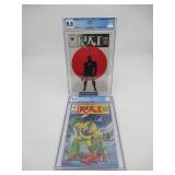 Rai #0 + #4 CGC Graded Comics Lot/1st Bloodshot