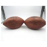 Jerry Rice and Jim Brown signed NFL Footballs Lot