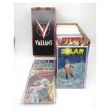 Valiant Comics Box Lot w/#1s + Storage Box