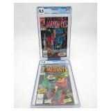 New Mutants #86 + #90 CGC Graded/1st Cable Cameo
