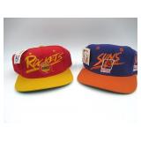 Vintage 90s NBA NWT Graffiti Hat Lot Suns Rockets