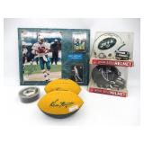 NFL Signed Memorabilia Mini Helmets 8x10