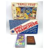 Vintage Board Game Lot Pro Football Family Feud