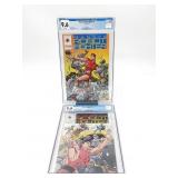 Magnus Robot Fighter #0 + #9/CGC 9.6