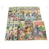 Captain America Group of (17) #110-204