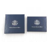 2008 US Bald Eagle Silver Dollar + Half