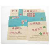 (15) 1920s Stock Transfer Stamps