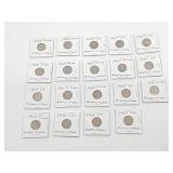 Group of (19) Buffalo Nickels 1920s-1930s