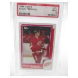 Steve Yzerman 1986 Topps #11 PSA 9 Red Wings
