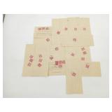 (15) 1920s Stock Transfer Stamps