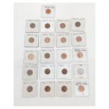 Group of (21) US Pennies 1916-1961
