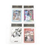 Group of (4) High Graded Baseball Cards McGwire