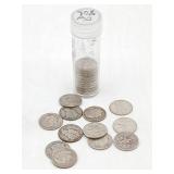 Partial Roll of (31) Pre-1965 US Dimes