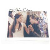 Claire Danes Leo DeCaprio Signed 8x10 Photo