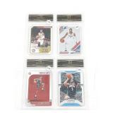 Group of (4) High Graded Basketball Cards Paul
