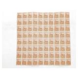 Argentina 1913 1c Full Sheet 80 Stamps