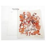 Walter Lantz Signed 8x10 Plus Letterhead